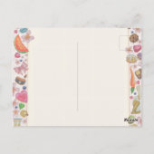 Cute Pastry Confections Sweets ポストカード (裏面)