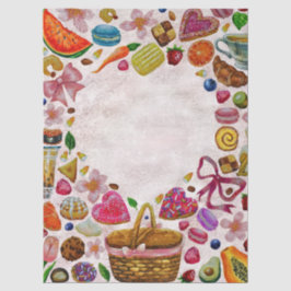 Cute Pastry Confections Sweets 薄葉紙