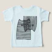 Cute Patterned Cats Artwork Minimal Linework (デザイン正面)