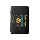Cute Paw Print Design – Cheerful Animal Lover Home バスマット (正面縦)