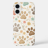 Cute Paw Prints Case-Mate iPhoneケース (裏面)