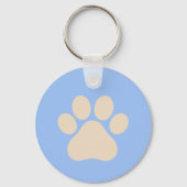 Cute Paws Dog キーホルダー (裏面)