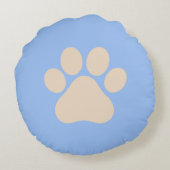 Cute Paws Dog  ラウンドクッション (裏面)