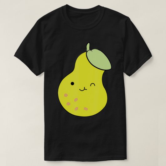 Cute Pear Tees Painted Happy Pear Tシャツ (デザイン正面)
