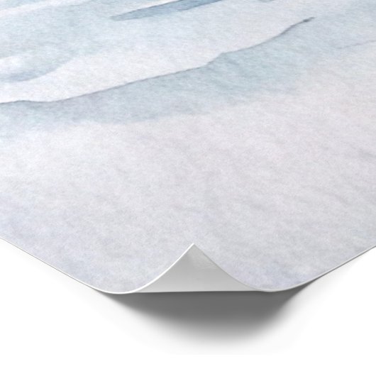 Cute Penguin ポスター (角)