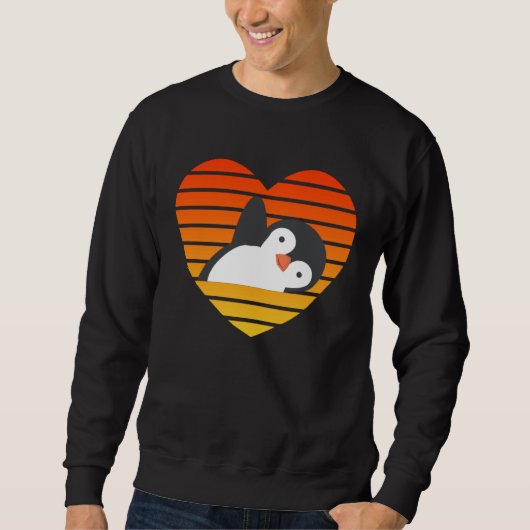 Cute Penguin Adorable Penguin Penguin Love Kid s P スウェットシャツ (正面)
