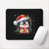 Cute Penguin Christmas Lights Penguins Lover Girls マウスパッド (マウス)