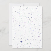 Cute Penguin & Christmas Tree Flat Holiday Card 招待状 (裏面)