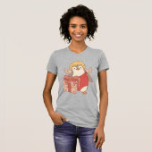 Cute Penguin Cupid Galentine T-Shirt - Colour Tシャツ (正面フル)