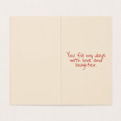 Cute Penguin Cupid Mini Valentine Cards for Kids (内部フラット)