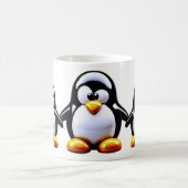 Cute Penguin Family  コーヒーマグカップ (中央)