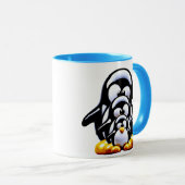 Cute Penguin Family マグカップ (正面右)