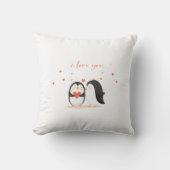 Cute Penguin  - For Anniversary I Love You クッション (正面)