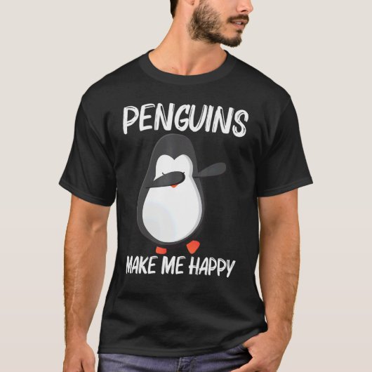 Cute Penguin For Men Women Antarctic Animal Tシャツ (正面)