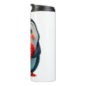 Cute penguin I love you  タンブラー (回転右)