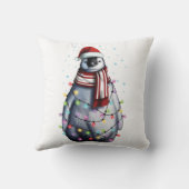 Cute Penguin Lover Funny Christmas Holiday Gift クッション (裏面)