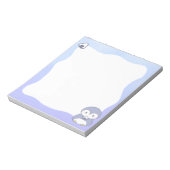 Cute Penguin Notepad | Kawaii Pastel Memo Pad ノートパッド (回転)