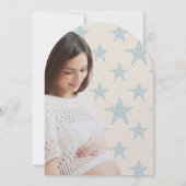 Cute Penguin themed Baby Shower Invitation 招待状 (裏面)