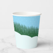 Cute Penguins Add The Year Merry Christmas! Winter 紙コップ (裏面)