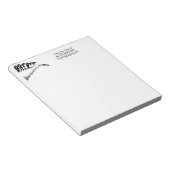 Cute Penguins Cliff Diving Library Book Name ノートパッド (アングル)