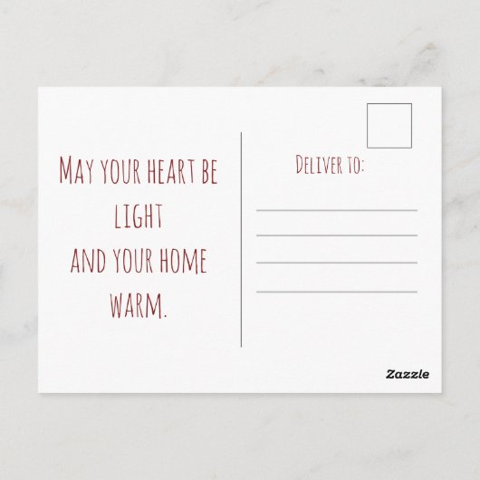 Cute penguins decorates Christmas tree, Christmas ポストカード (裏面)