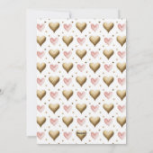 Cute Penguins Happy Valentines Day シーズンカード (裏面)