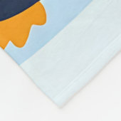 Cute Penguins Winter Scarves Group Hug フリースブランケット (角)