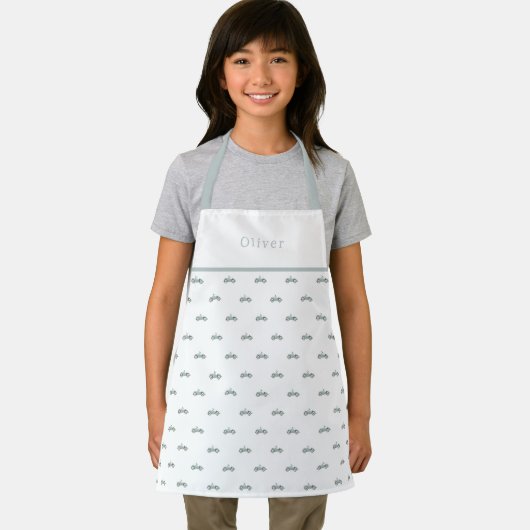 Cute Personalised Car Pattern Apron エプロン (インサイチュ)