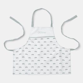 Cute Personalised Car Pattern Apron エプロン