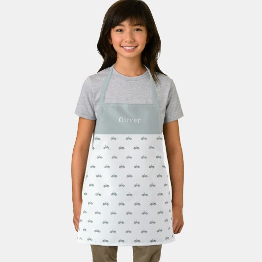 Cute Personalised Car Pattern Apron エプロン (インサイチュ)