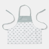 Cute Personalised Car Pattern Apron エプロン (正面)