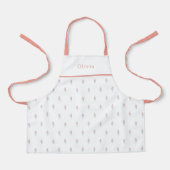 Cute Personalised Floral Botanical Pattern Apron エプロン (正面)