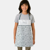 Cute Personalised Floral Botanical Pattern Apron エプロン (インサイチュ)