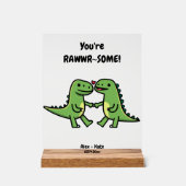 Cute Personalized Anniversary Gift アクリルサイン (正面)