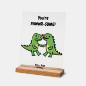 Cute Personalized Anniversary Gift アクリルサイン (傾斜)