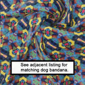 Cute Personalized Blue Yellow Photo Gift Dog Mom トートバッグ