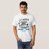 Cute Personalized Cruise Ship Family Trip Sunset T Tシャツ (正面フル)