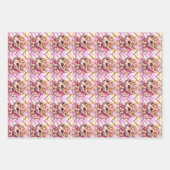 Cute Personalized Dragon Themed Birthday ラッピングペーパーシート (正面3)