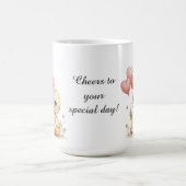 Cute Personalized Duckling Mug コーヒーマグカップ (中央)