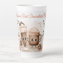 Cute Personalized Hot Chocolate 