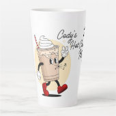 Cute Personalized Hot Chocolate  カフェラテマグ (正面)