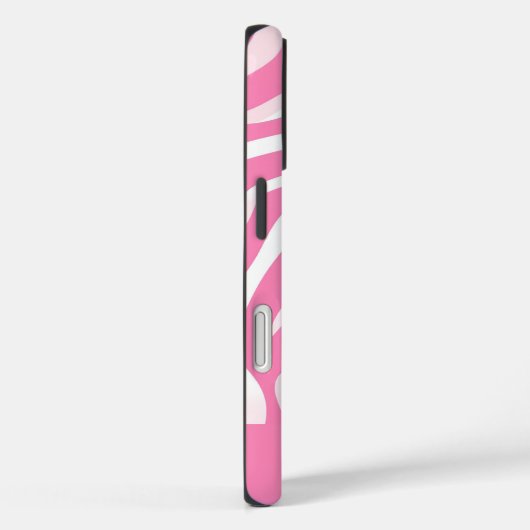 Cute Personalized Pink Zebra Print iPhone  Case-Mate iPhoneケース (裏面 / 右)