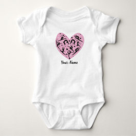 Cute Personalized Rhythmic Gymnastics Baby suit ベビーボディスーツ