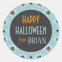 Cute Personalized Sticker for Halloween