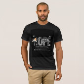 Cute pet cat & hope design t-shirt tシャツ (正面フル)