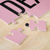 Cute Pet Dachshund Dog ジグソーパズル (側面)