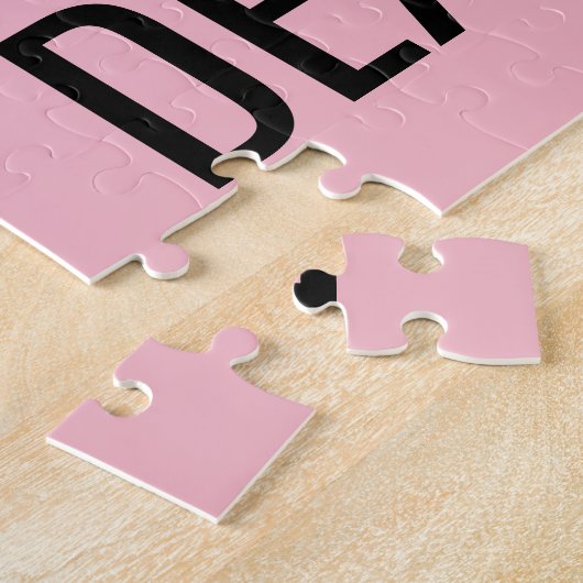 Cute Pet Dachshund Dog ジグソーパズル (側面)