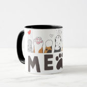 Cute Pet Paw Love Mug マグカップ (正面左)