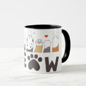Cute Pet Paw Love Mug マグカップ (正面右)