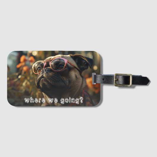 Cute Pet Photo  ラゲッジタグ (正面横)